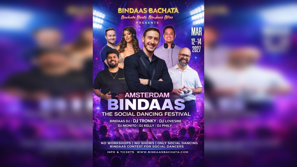 BINDAAS Bachata – THE Social Dancing Festival in Amsterdam 2027