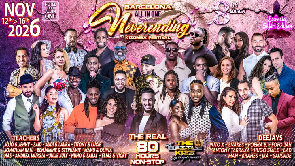 Neverending Kizomba Festival BARCELONA 2026 – 8th Ed.